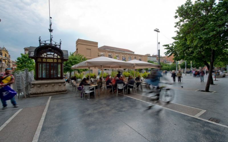 Terrassa exterior del restaurant